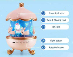 Cute Night Light Projector – Rechargeable Lamp