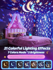 Cute Night Light Projector –  Rechargeable Lamp